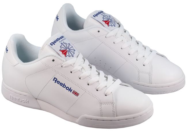 mens white classic trainers