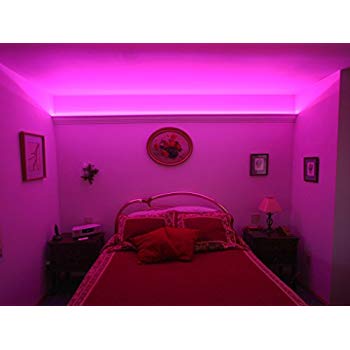 led furniture lights under furniture / under bed led lighting kit 8ft - choose orange or LILCJKC