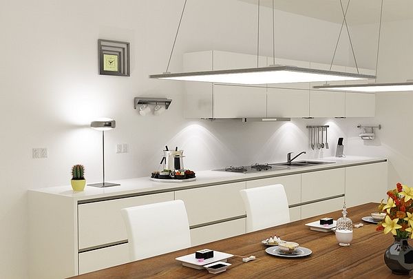 led panel kitchen lighting modern kitchen lighting hanging led panel light contemporary kitchen design ELGCFNB