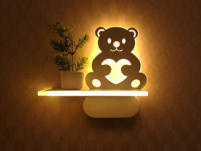 wall lamp for kids room guyue 3d bear lamp sign night wall light,childrenu0027s bedroom home led wall GWHNSXJ