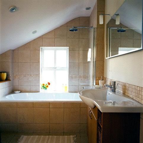 bathrooms pitched roof 1920s+bathroom+sloped+ceiling | attic bathrooms with sloped ceilings IVRFPNA