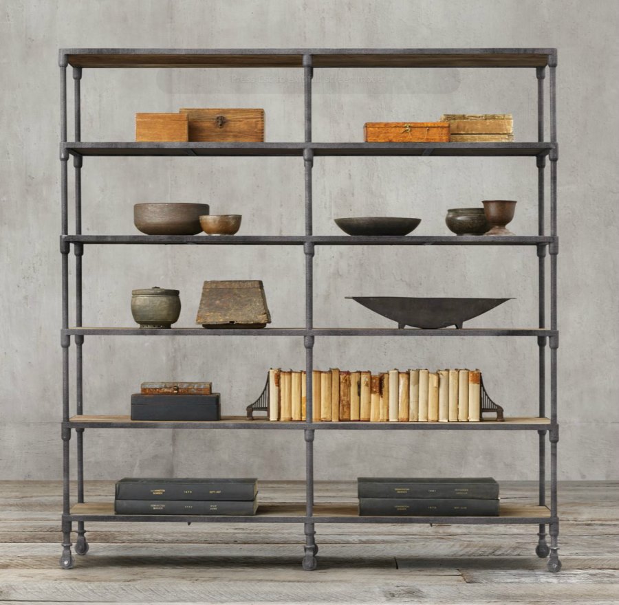 industrial design furniture view in gallery industrial shelving from restoration hardware EXNDMBS