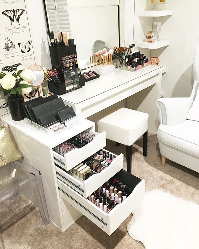 Makeup tables 23+ diy makeup room ideas, organizer, storage and decorating | dream home | ONYZTKJ