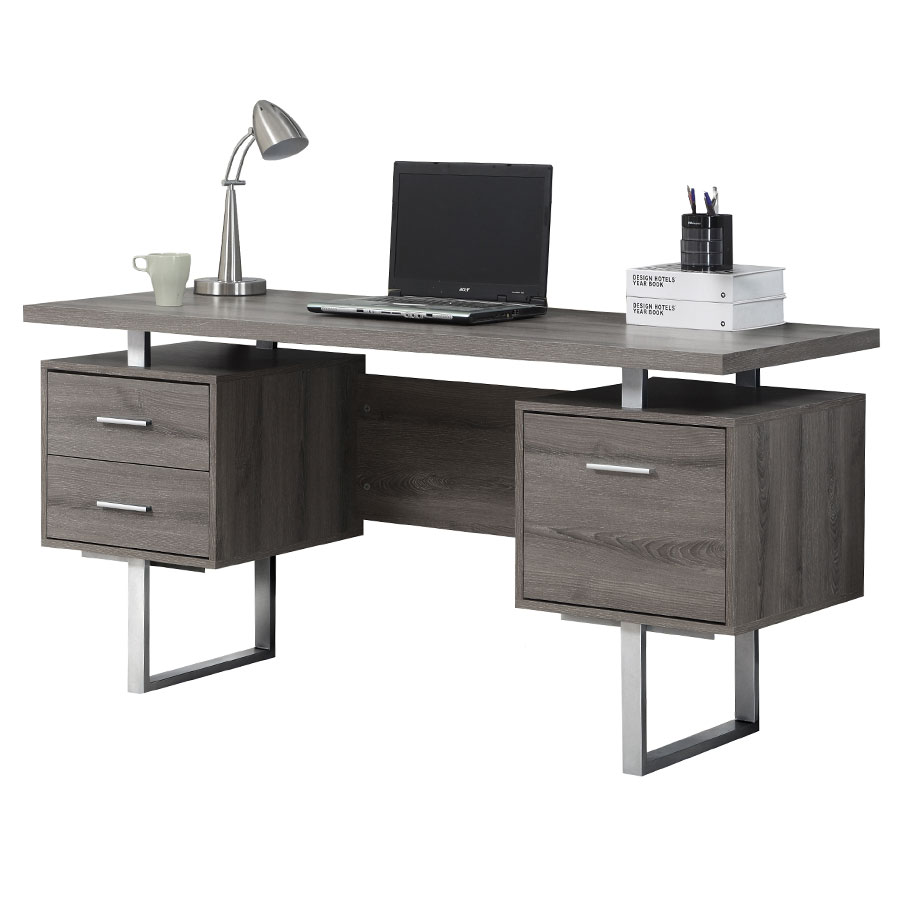 Modern Desk modern desks | harley gray washed desk | eurway modern PMRWGUS