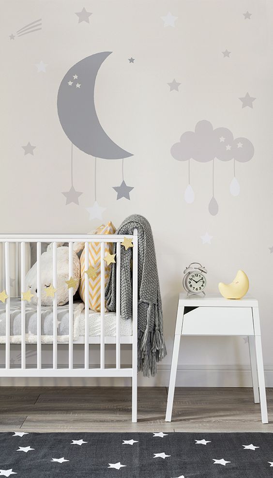 nursery wallpaper ideas perfect for your new baby murals ZMLGUJL