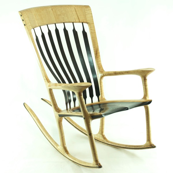Rocking Chair Inspiration curly maple u0026 wenge BBOIAQU