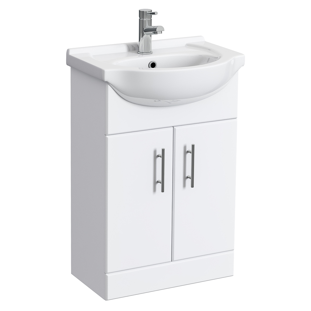 vanity unit with basin alaska high gloss white vanity unit with ceramic basin | online now NWEXHDD