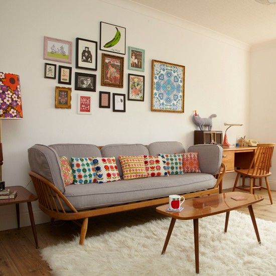 vintage living room decor retro living room | traditional decorating ideas | style at home |  housetohome.co.uk VNVIZEC