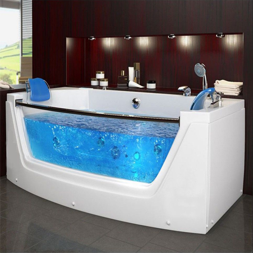 whirlpool bath model:6135-1750*850mm whirlpool jacuzzi bath shower spa straight 1 person  bathtub OWQTGBD