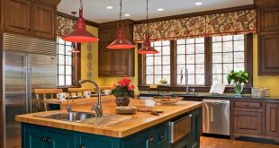 colorful kitchen photo by: photography by alec marshall VTMASJR