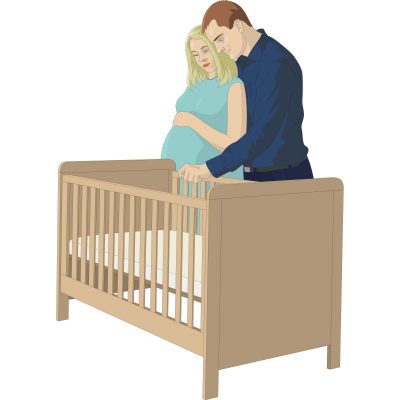 Cots with side protection couple choosing babyu0027s cot QLEXPIY