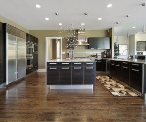 Modern kitchen with wooden floor 1. traditional. traditional laminate kitchen floor DLLIBLM