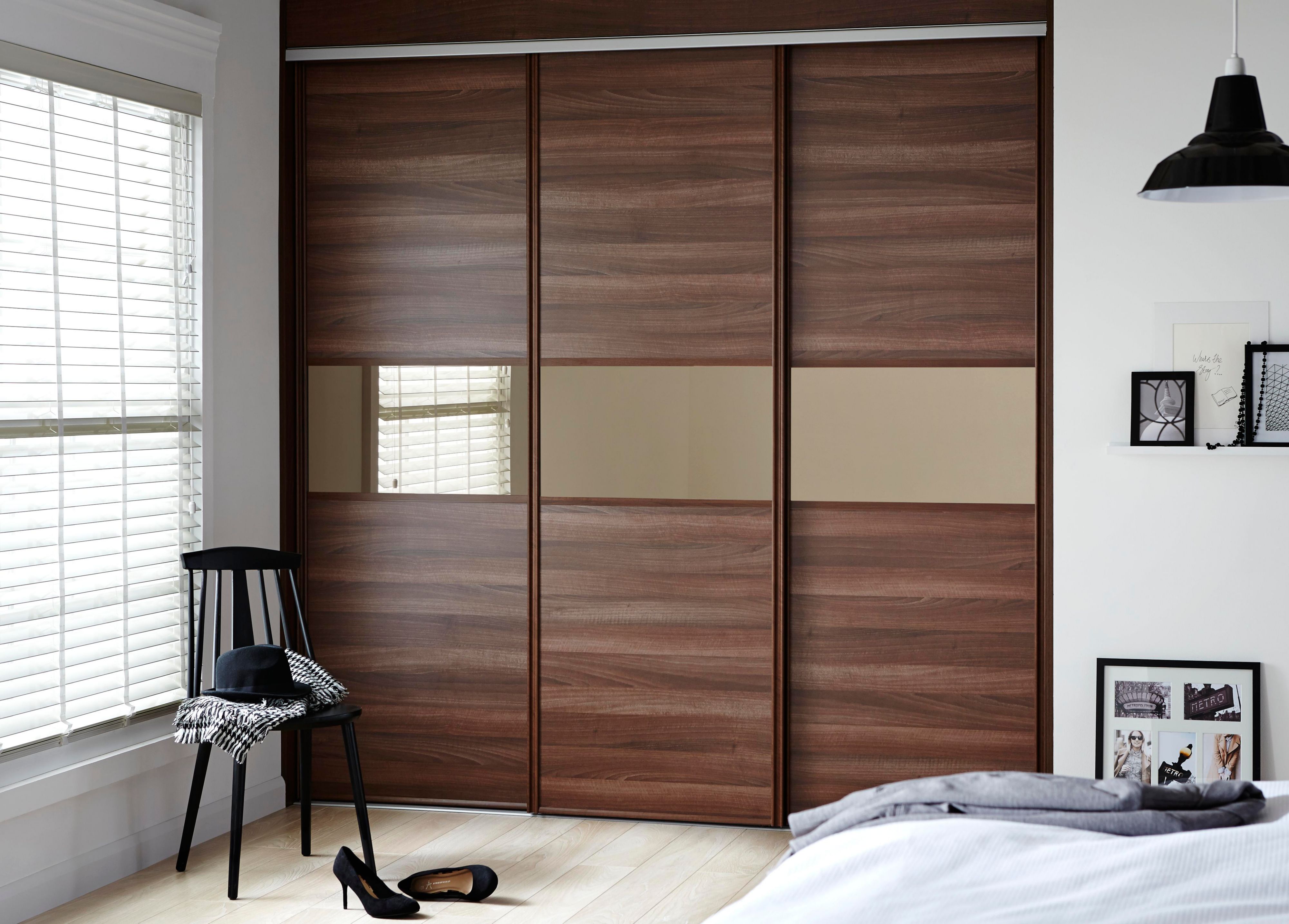 Wardrobe with sliding doors 1. add a beautiful look to your bedroom: MFADRNT