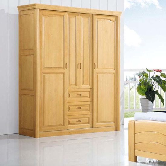 Wardrobes made of beech & core beech sliding door beech wood wardrobe with good quality (m-x1079) XBDLXTQ