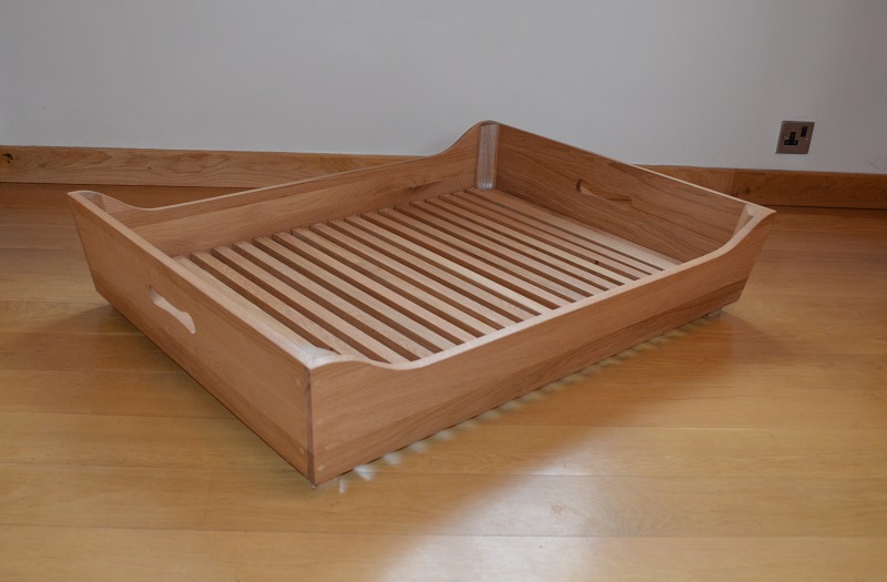 Hand-made Solid Oak Dog Bed Frame - eDogStore