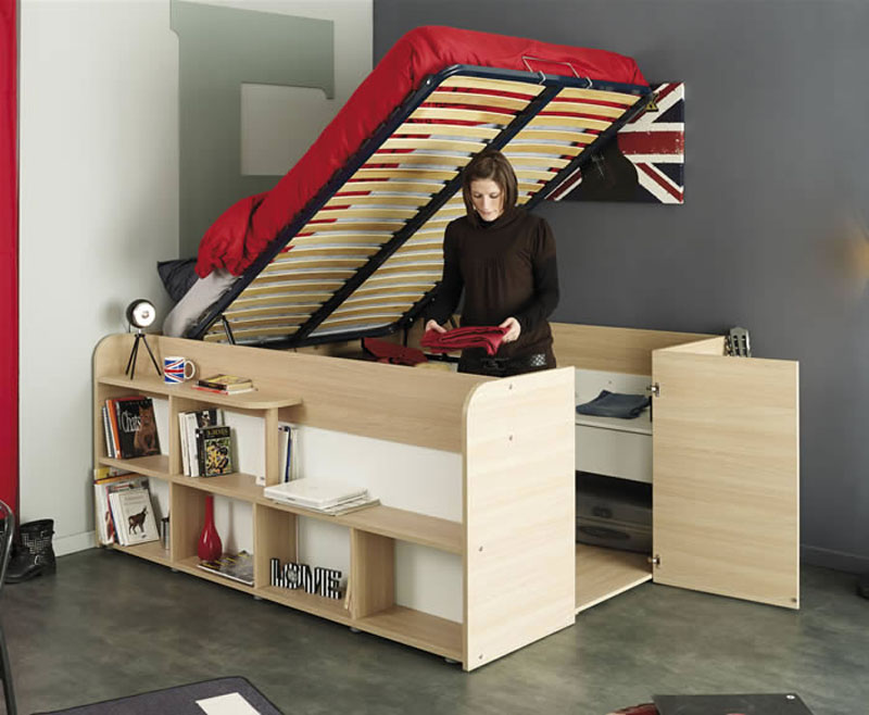 Beds with storage space