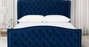 Blue King Size Beds You'll Love | Wayfair