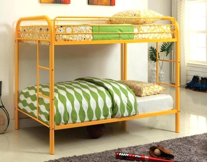 Triple Bunks 3 Colorful Bunk Beds Cream Colored Kids Bed Storage