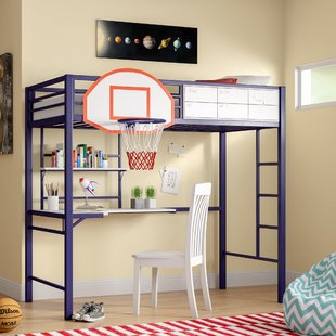Loft Bed With Shelves | Wayfair