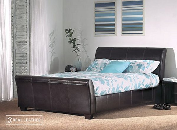 Limelight Leather Beds