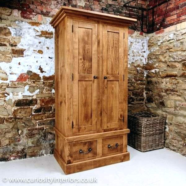 Rustic Wardrobe Closet French Country Colonial Large Bathrooms With