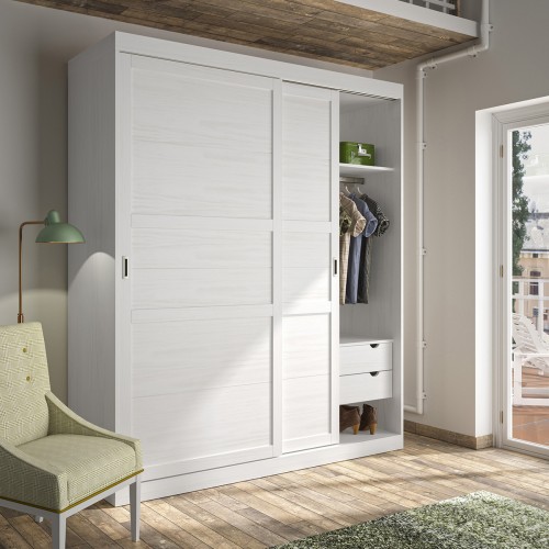 Pine and rustic wardrobes - Mobles Allés