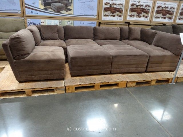 Marks and Cohen Hayden 8-Piece Modular Fabric Sectional Costco 7 - want for  family room - like a pit