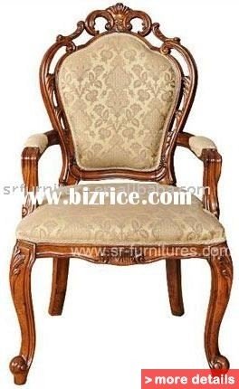 Wood antique arm chairs 4