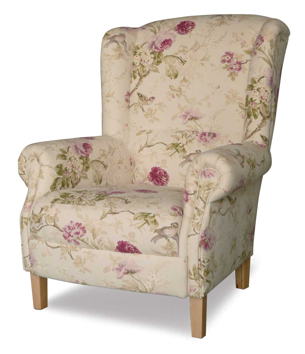 Upholstery Quadra Francis Floral Pattern Armchair Family Round Dinette Sets  Tan Chesterfield Sofa Laura Ashley Mortimer Seater Quality Camping Chairs