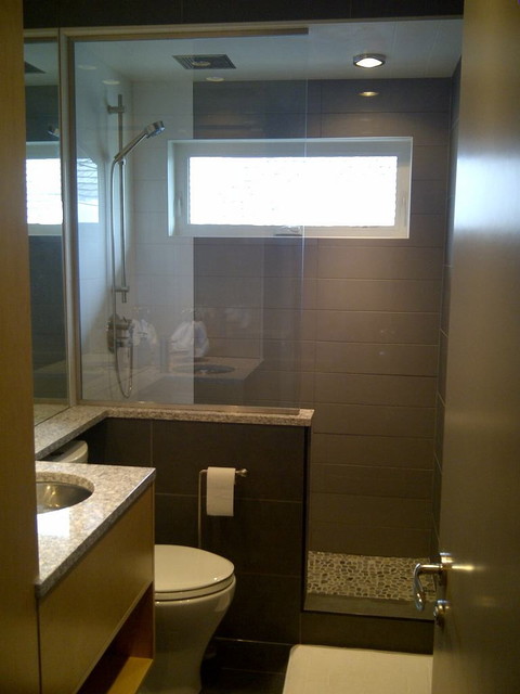 Small Spaces - Bathroom - Contemporary - Bathroom - Calgary - by CVK.