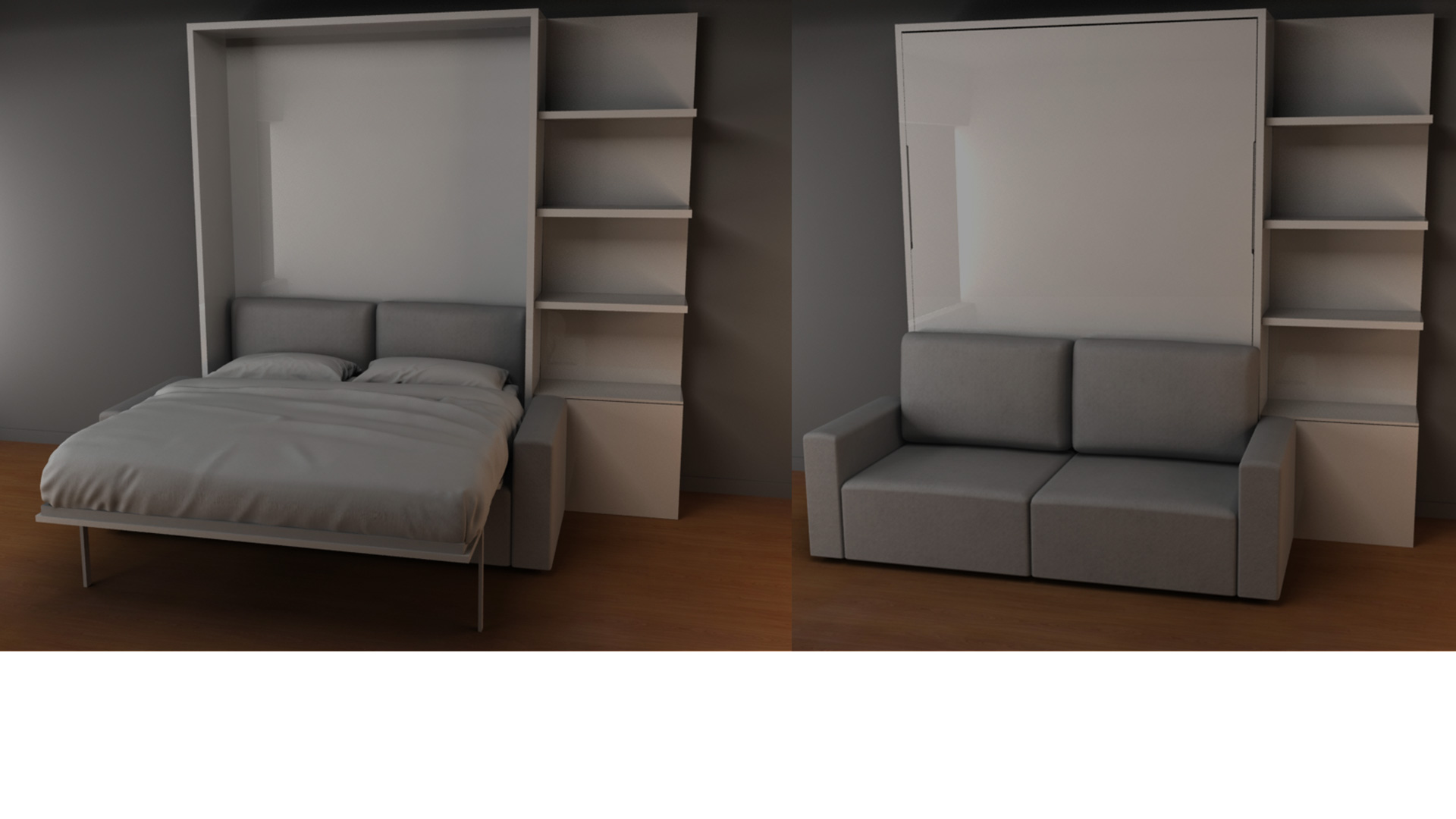 saving needs: From vertical and horizontal wall bed sofa designs to  compacting murphysofas, sofa wall beds with storage and sectional wallbed  sofas.