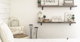 Pin by Dena Rowe on Blogs & Instagrams | Farmhouse bedroom decor, Farmhouse  master bedroom, Shelves in bedroom