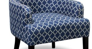 Regency Living Room Accent Chair, Blue and White - Armchairs And Accent  Chairs - by Furniture Import & Export Inc.