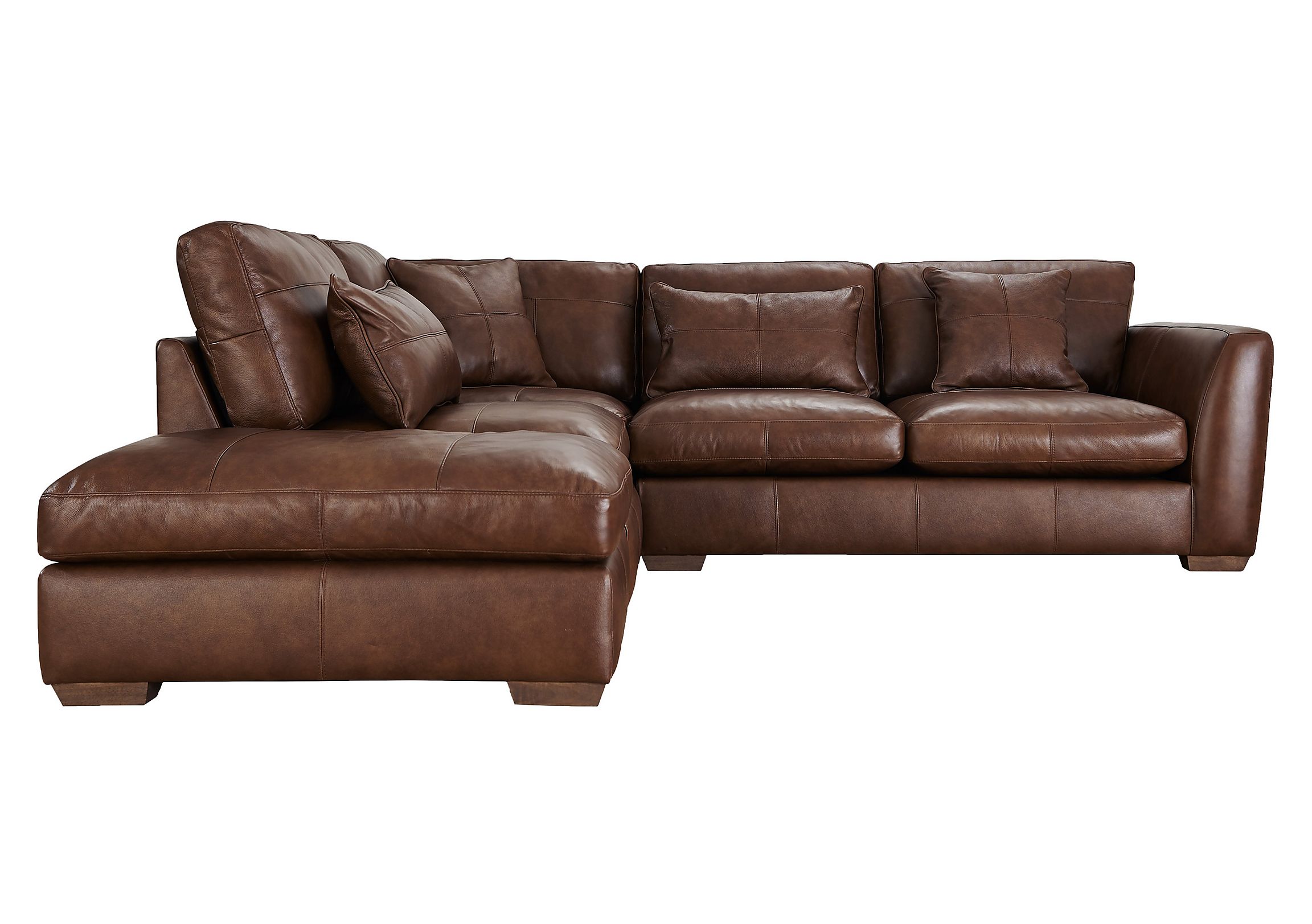 Small Brown Leather Corner Sofa Images