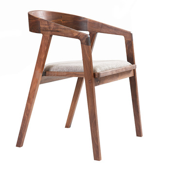 New Design European Style Wooden Cafe Chair With Cushion,Dining Room