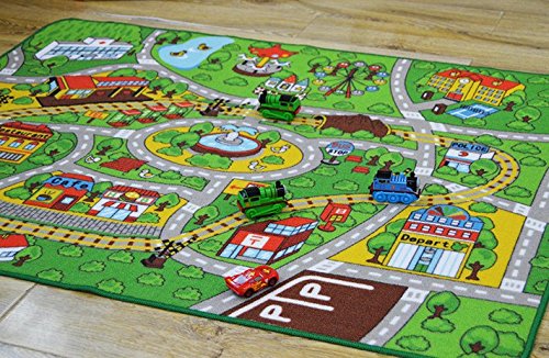 Toy Car Lover Popular Carpets Kids Room City Center Street Map Carpet for  Home Living Room Baby Bedside Carpet Baby Crawling Mat-in Carpet from Home