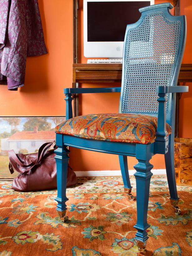 Chairs and Ottomans: Vintage Makeovers and Upcycled Seating