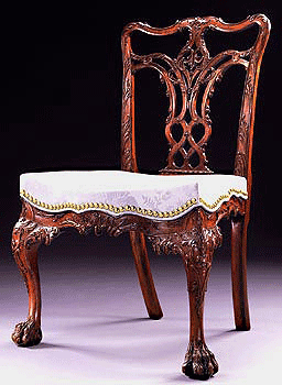 Of all the names associated with antique furniture, Chippendale is the most  well known. The Chippendale style dominated American furniture until the  1770s.