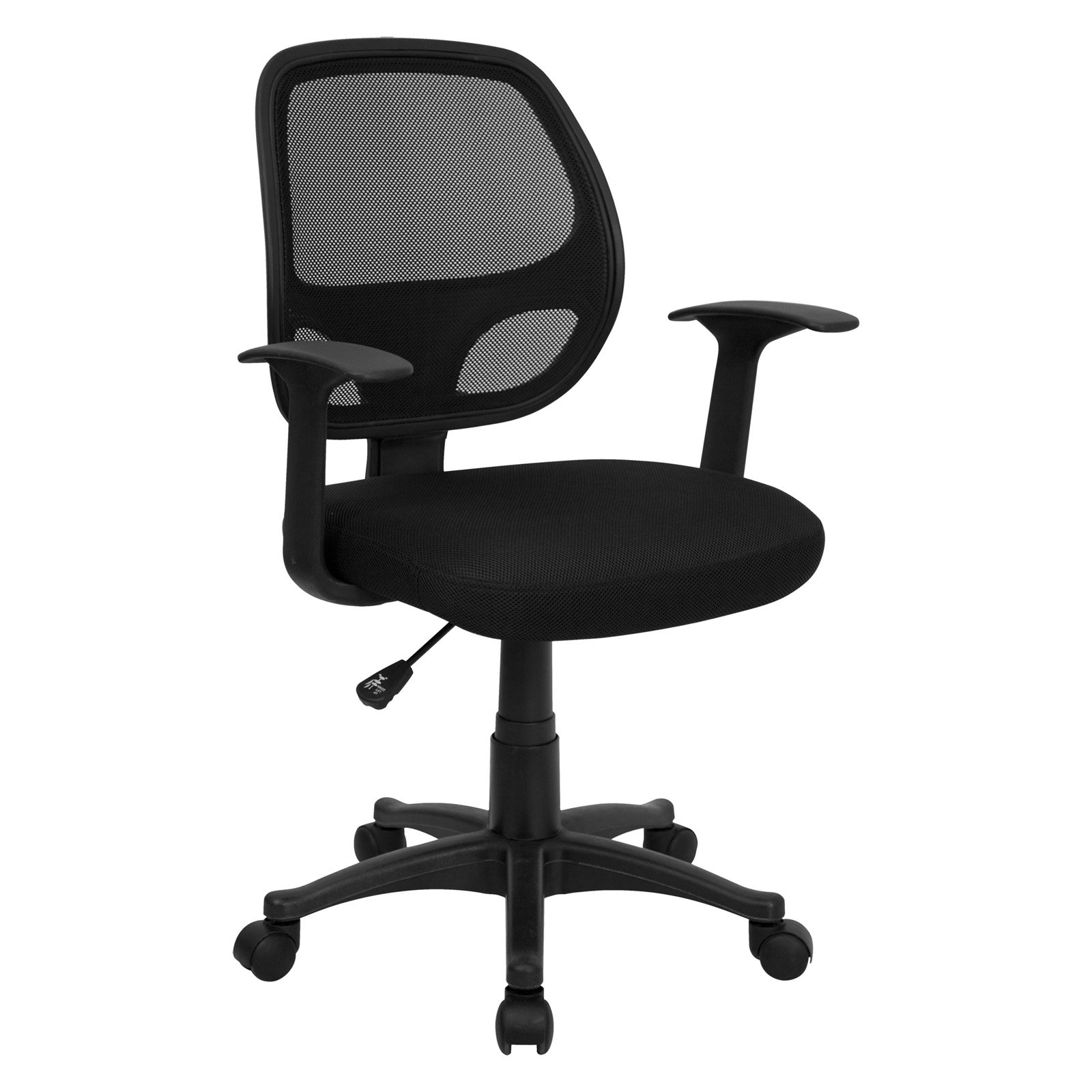 (Set of 8) Flash Furniture Mesh Back Computer Chair, Black
