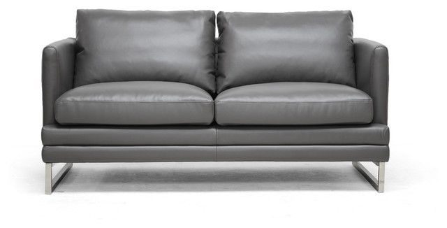 cool Gray Leather Loveseat , Luxury Gray Leather Loveseat 90 In Sofas and  Couches Set with