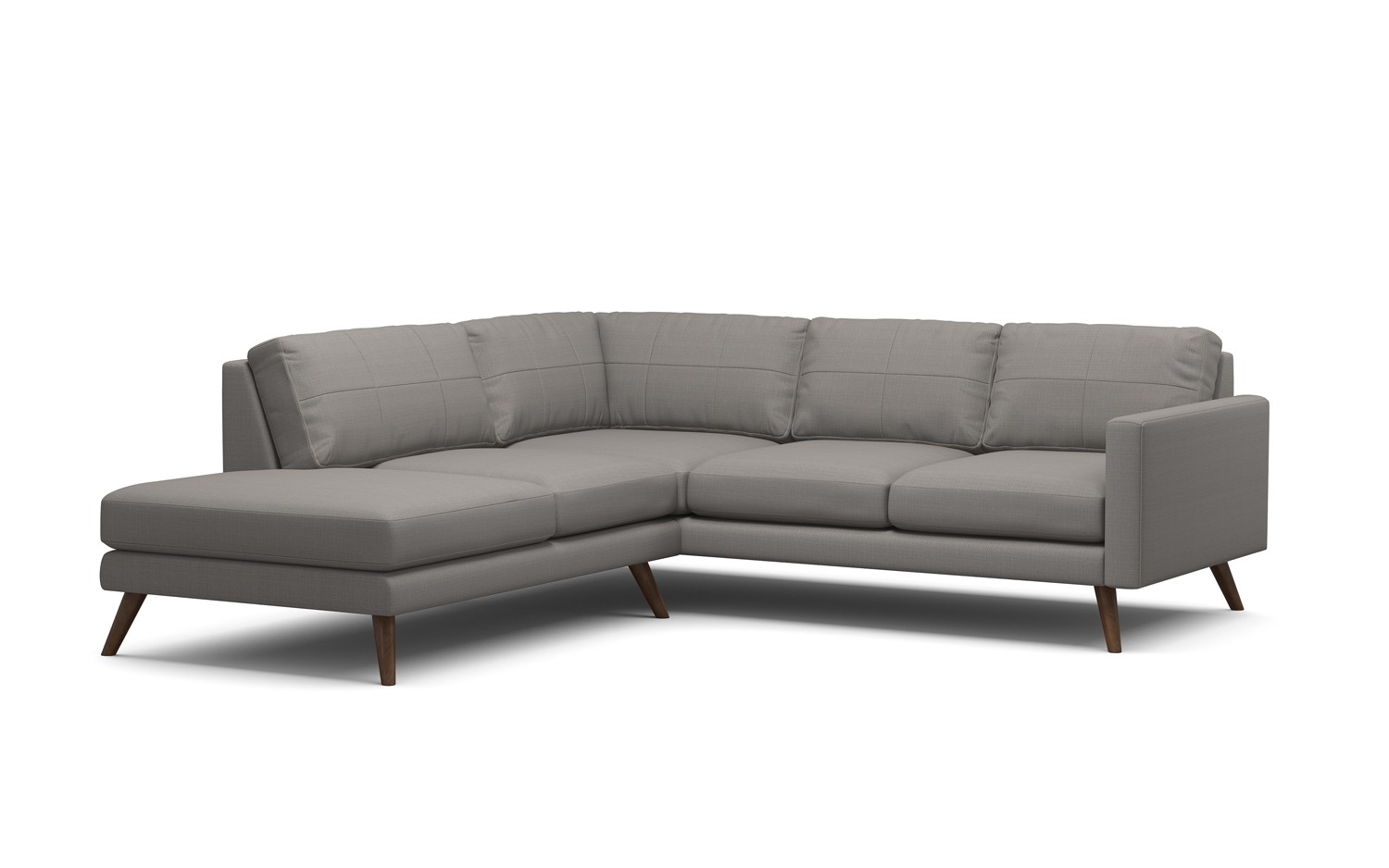 Dane Corner Sectional Sofa With Bumper