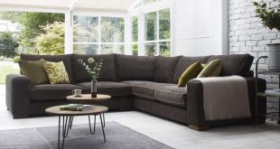 Ashdown Medium Corner Sofa - Super Grand + Medium Unit in Habitat Sable  with Mystic Mink