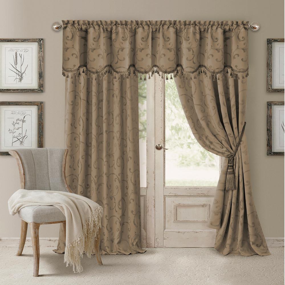 This review is from:Mia Jacquard Scroll Blackout Window Curtain