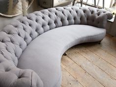 curved sofa~love, love, love this! Console Design, Sofa Design,