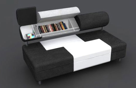 Compact Sofa Bed by Baita Design