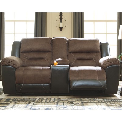 Earhart - Double Reclining Loveseat With Console - Signature Design By  Ashley : Target