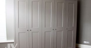 Classic Fitted Wardrobe with beaded shaker doors and cornice This fitted  wardrobe has been installed in 2012 and became very popular choice.