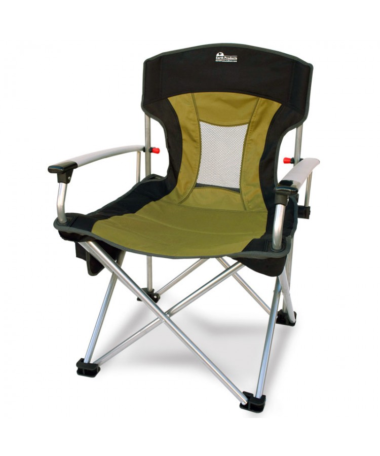 New-Age Vented Back Outdoor Aluminum Folding Lawn Chair
