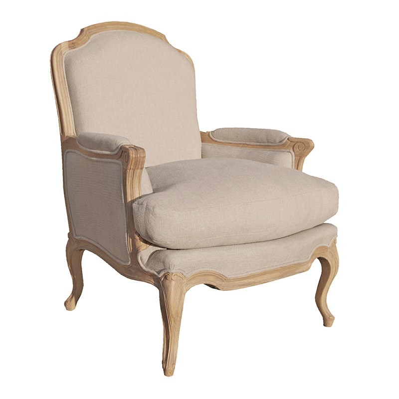 Villenuve Oak French Sofa Chair