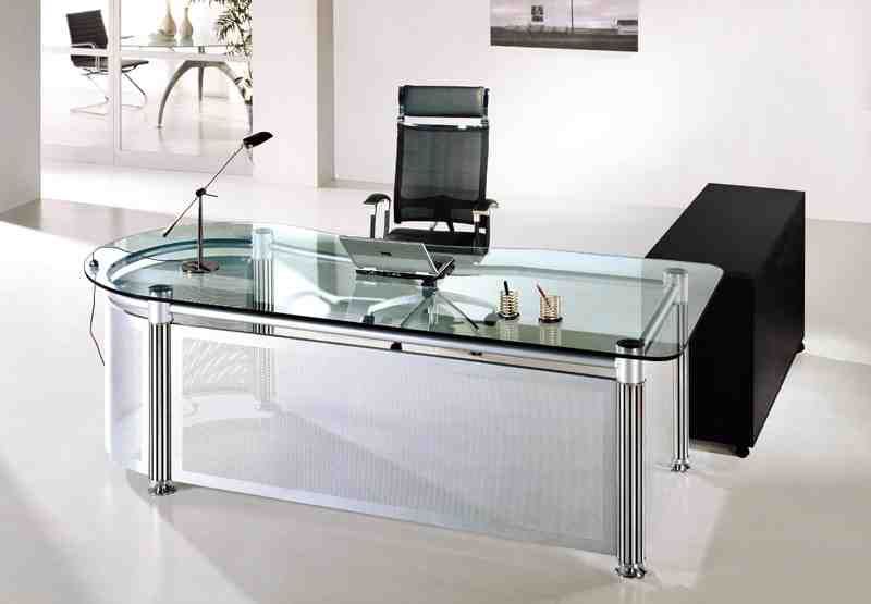Glass Office Table | Round Office Tables | Pinterest | Glass desk